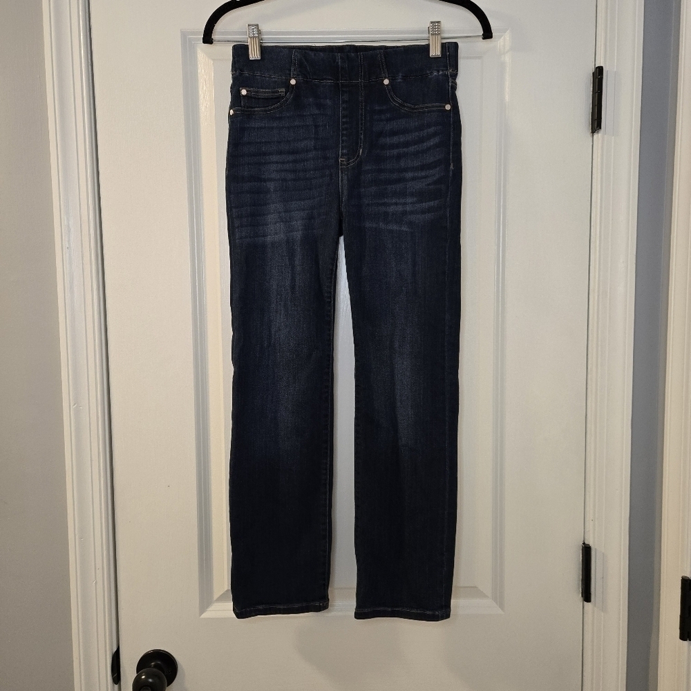 Liverpool The Crop Mid Rise Womens Pull On Stretch Jeans Size 2/26